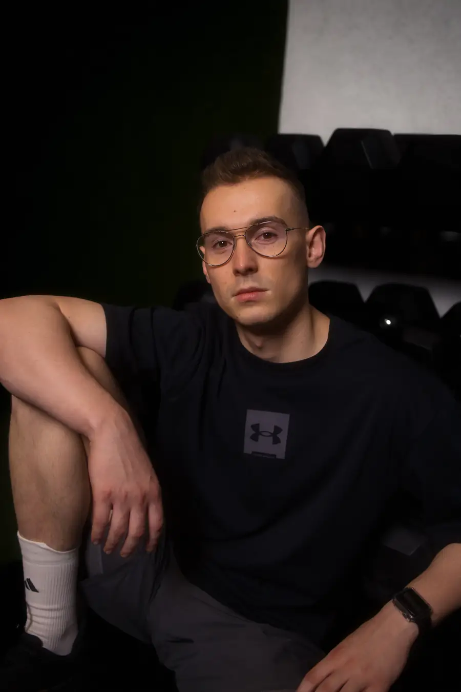 Daniel Pietrzyk w studio Dream Team w Kielcach